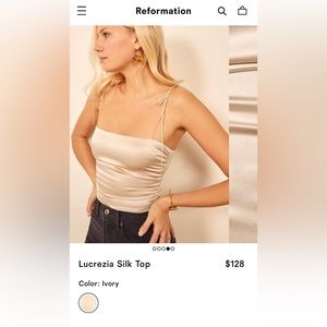 Reformation Lucrezia top size 2